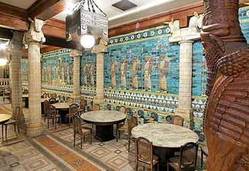 Salão Assyrio onde funciona o Café do Theatro Municipal do Rio de Janeiro - RJ.