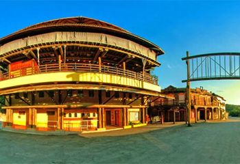 Fachada da Villa Estância, um dos ambientes de shows Estância Alto da Serra em São Bernardo do Campo - SP.