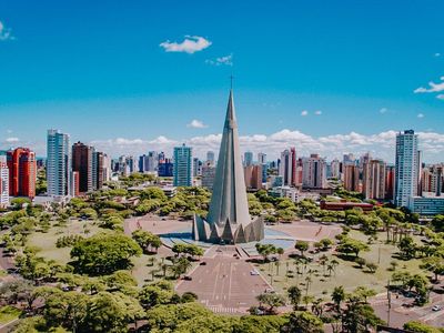 Catedral de Maringá - PR, um dos principais cartões-postais da cidade.