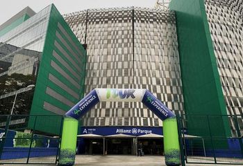 Entrada da Tour Experience no Allianz Parque em São Paulo - SP. 