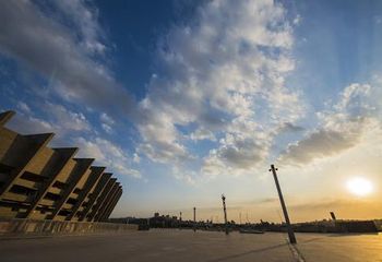 Esplanada é um dos espaços de lazer do Estádio Mineirão em Belo Horizonte - MG. 