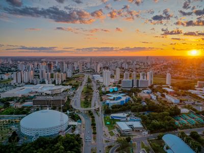 Ponte Sérgio Motta, a terceira no modelo estaiada no país, localizada em Cuiabá - MT.