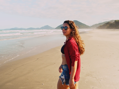 Praia da Enseada em Ubatuba - SP, vista do Mirante do Saco da Ribeira.