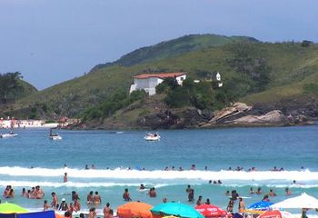Vista para o forte de São Mateus na Praia do Forte em Cabo Frio - RJ.