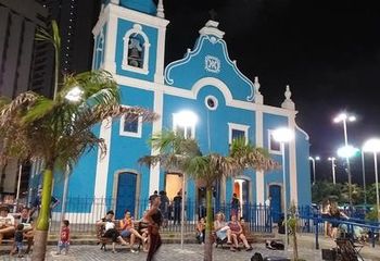 Igrejinha da Praça de Boa Viagem em Recife - PE.
