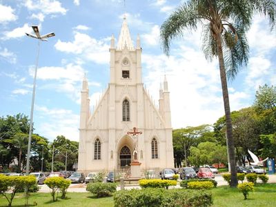 Vista panorâmica de Taubaté, importante cidade do Vale do Paraíba - SP.