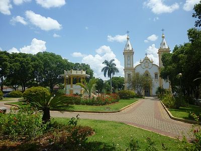 Basílica de São Geraldo Magela, ponto que atrai diversos fiéis no turismo religioso de Curvelo - MG.