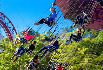 Brinquedo conhecido como Chapéu Mexicano no Hopi Hari em Vinhedo - SP.