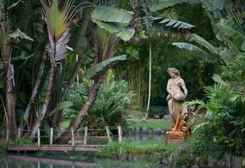 Lago Frei Leandro no Jardim Botânico do Rio de Janeiro - RJ.
