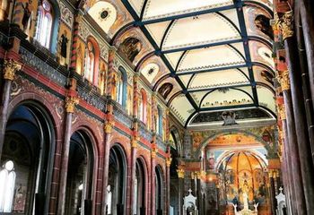 Detalhes do teto do Santuário de São José de Belo Horizonte - MG.