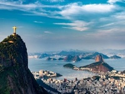 Vista aérea de uma dos bairros mais famosos do Rio de Janeiro - RJ, a Barra da Tijuca