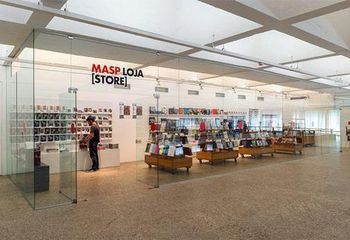 Fachada da loja dentro do MASP em São Paulo - SP. 