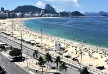 Orla da Praia de Copacabana - RJ.