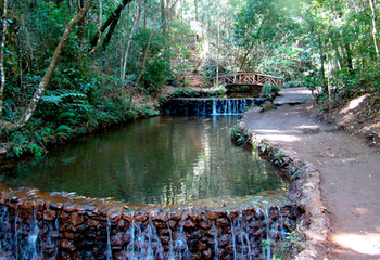 Lago dos Sonhos no Parque das Mangabeiras em Belo Horizonte - MG. 