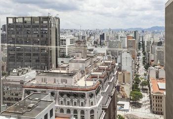 Vista do Mirante e Café do 26 no Farol Santander de São Paulo - SP.